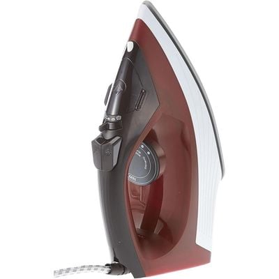 Black + Decker Steam Irons , Steam Irons, 1600W, Ceramic Coated Soleplate With Anti Calc, Drip, Self Clean And Auto Shutoff, 300Ml, White, X1550-B5