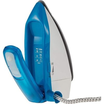 Black + Decker Dry Irons , Dry Irons, 1085W, Dual Voltage Travel Steam Iron, Blue, Ti250-B5