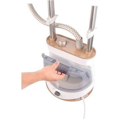 Black + Decker Garment Steamer , Twin Pole Garment Steamer, 2400W, White, Gst2400-B5