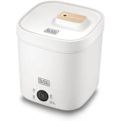 Black + Decker Humidifier , Digital Humidifier, 4L, 40M2, White, Hm4125-B5