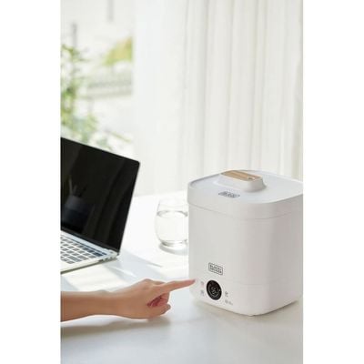 Black + Decker Humidifier , Digital Humidifier, 4L, 40M2, White, Hm4125-B5