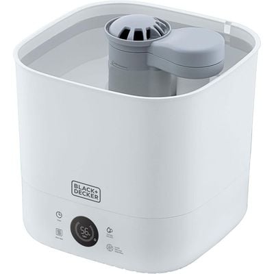 Black + Decker Humidifier , Digital Humidifier, 4L, 40M2, White, Hm4125-B5