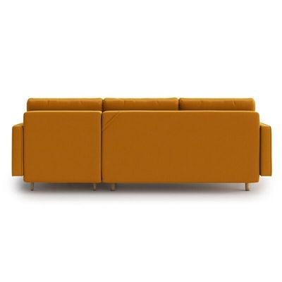  Corner Sofa Reversible - Orange, 85cm H x 235cm W x 160cm D