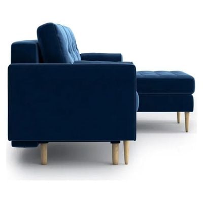  Corner Sofa Reversible - Blue, 85cm H x 235cm W x 160cm D