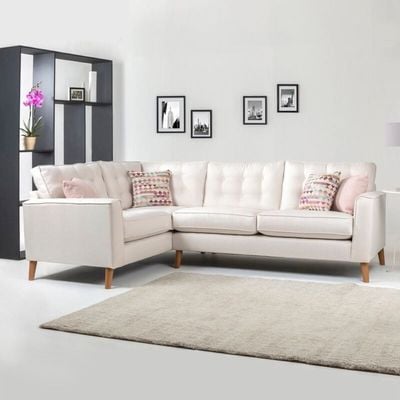 Caenada Corner Sofa Set - Ivory, 240 cm W x 170 cm D x 90 cm H