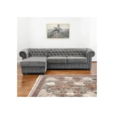 Alderwood Corner Sectional Sofas - Light Gray, 230cm W x 155cm D x 80cm H