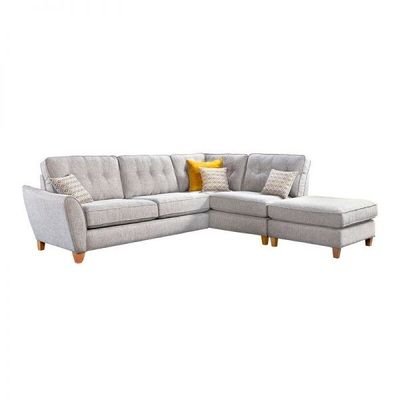 Gaelle U Shaped Sectional Sofa  - Grey, 230 cm W x 200 cm D x 90 cm H