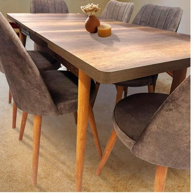 LHFHOMT-7 Pieces Dining Sets 1+6 Seater dining Table Set, Furniture for dining room