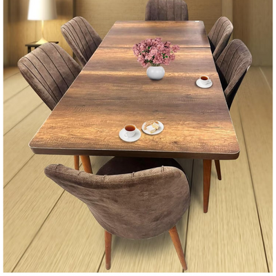 LHFHOMT-7 Pieces Dining Sets 1+6 Seater dining Table Set, Furniture for dining room