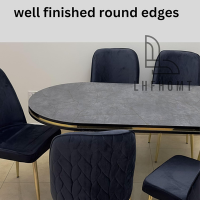 LHFHOMT-7 Pieces Dining Sets 1+6 Seater dining Table Set, Furniture for dining room