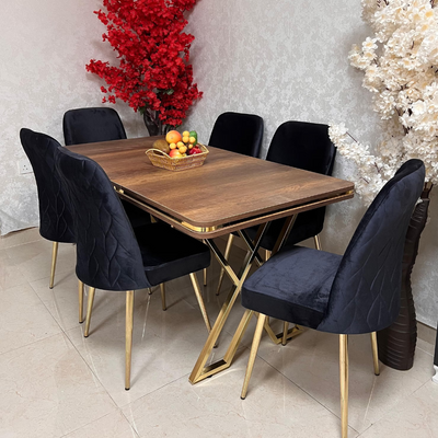 LHFHOMT-7 Pieces Dining Sets 1+6 Seater dining Table Set, Furniture for dining room