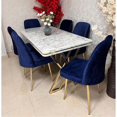 LHFHOMT-7 Pieces Dining Sets 1+6 Seater dining Table Set, Furniture for dining room