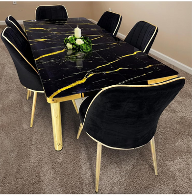 LHFHOMT-7 Pieces Dining Sets 1+6 Seater dining Table Set, Furniture for dining room