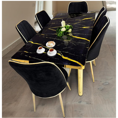 LHFHOMT-7 Pieces Dining Sets 1+6 Seater dining Table Set, Furniture for dining room