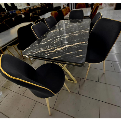 LHFHOMT-7 Pieces Dining Sets 1+6 Seater dining Table Set, Furniture for dining room