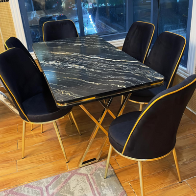 LHFHOMT-7 Pieces Dining Sets 1+6 Seater dining Table Set, Furniture for dining room