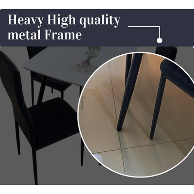 LHFHOMT-5 Pieces Dining Sets 1+4 Seater dining Table Set, Furniture for dining room