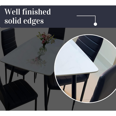 LHFHOMT-5 Pieces Dining Sets 1+4 Seater dining Table Set, Furniture for dining room