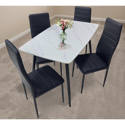 LHFHOMT-5 Pieces Dining Sets 1+4 Seater dining Table Set, Furniture for dining room