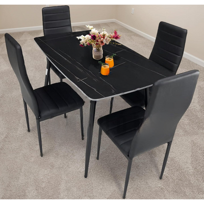 LHFHOMT-5 Pieces Dining Sets 1+4 Seater dining Table Set, Furniture for dining room