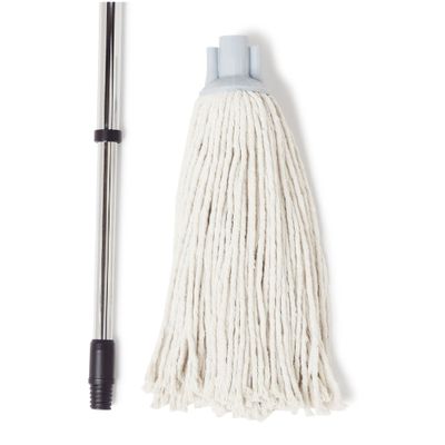 Apex Cotton Mop 300 Gr. With Chrome Telescopic Handle Apex Cotton Mop 300 Gr. With Chrome Telescopic Handle