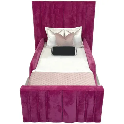 Sensatori Kids Bed W 150 x L 190  - Velvet Puple with 1-Year Warranty