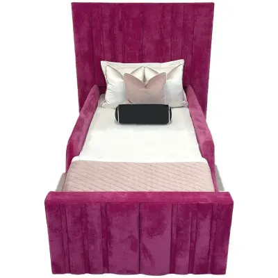 Sensatori Kids Bed W 160 x L 200  - Velvet Puple with 1-Year Warranty