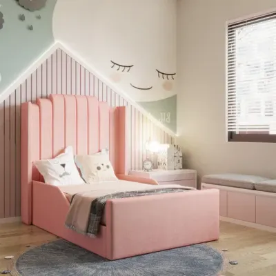 Dreamcatcher Kids Bed W 120 x L 200  - Pink with 1-Year Warranty