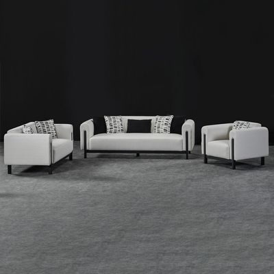 Joanna Sofa Set 6-Seater with 1 Year warranty - Light Beige 