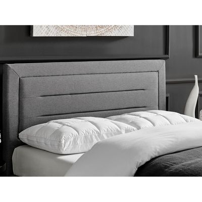 Cozy Retreat Upholstered Single Size ( 90 X 200 ) Grey Color Bed