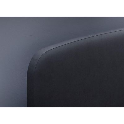 Dreamy Daze Upholstered Single Size ( 90 X 190 ) Black Color Bed