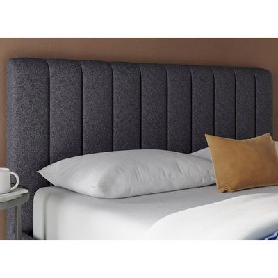 Dreamy Nest Upholstered Large Twin Size ( 140 X 190 ) Grey Color Bed