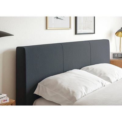 Ember Ease Upholstered Single Size ( 90 X 190 ) Black Color Bed