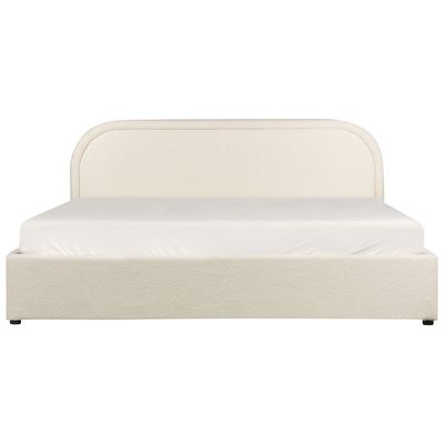 Ember Enclave Upholstered Premium Single Size ( 90 X 190 ) Beige Color Bed