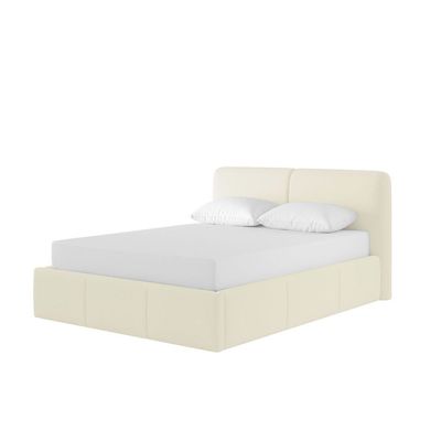 Eternity Upholstered Premium Single Size ( 90 X 190 ) Beige Color Bed