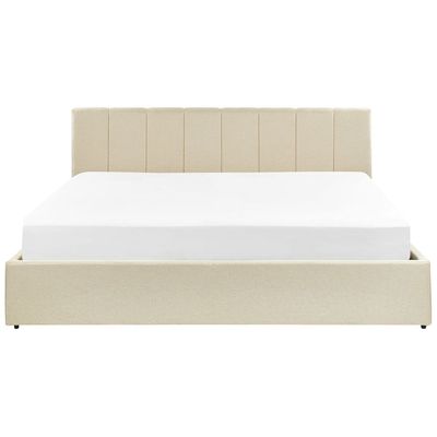 Cosmo Upholstered ComfortSingle Size ( 90 X 190 ) Beige Color Bed