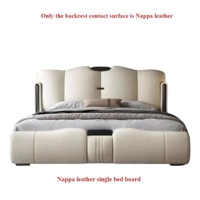 Modern Storage Bedroom Beds Queen size, Beige color  Queen-150x200