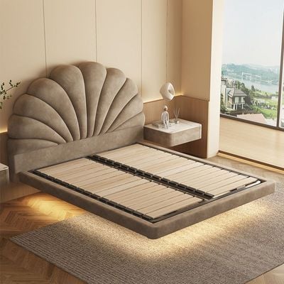 Floating Princess Sun Design Queen Bed brown,  Queen-150x200