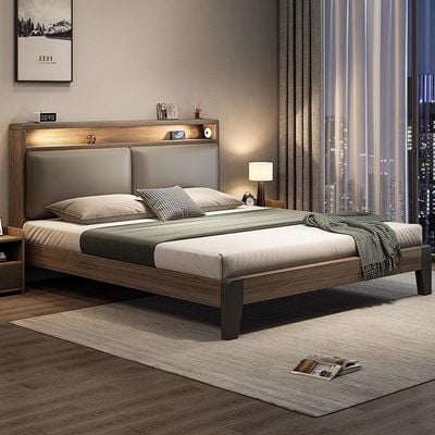 Luxury Modern Headboards Queen Bed  brown,  Queen-150x200