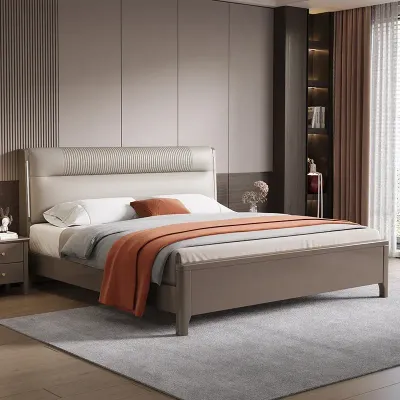 European elegant Super King bed frame, brown  Super King-200x200