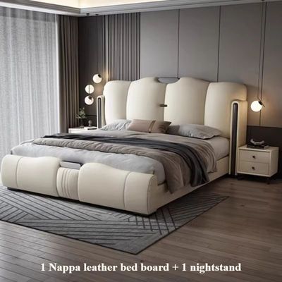 Modern Storage Bedroom Beds Super King size, Beige color  Super King-200x200