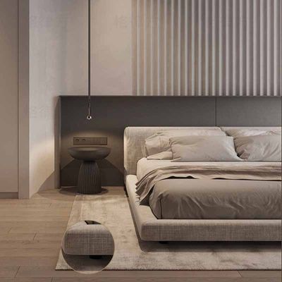 Italian Style Super King Bed Simple Cheap Loft Sleeping Floor, Brown Super King-200x200