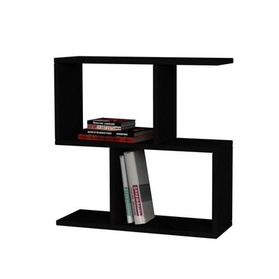 Versatile Asymmetrical Side Table Black Colour  for Modern Spaces