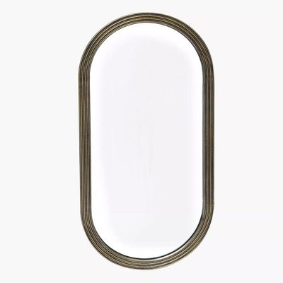 Wall mirror L127xW63 - Brass Gold