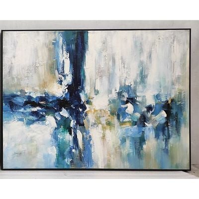 Glacier Handmade wall art L90xW120 - Multicolour