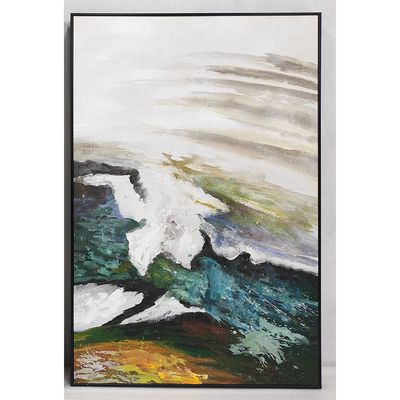 Seashore Handmade wall art L120xW80 - Multicolour