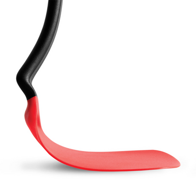 Dreamfarm Chopula 12-Inch Spatula, Non-Stick Safe, Super Flexible, Sit-Up Design, Strong Flat Edge for Easy Food Separation, Heat Resistant, Red Cooking Spatula