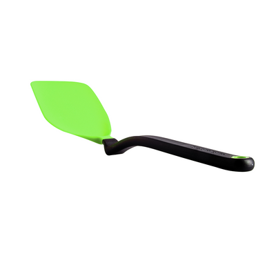 Dreamfarm Chopula 12-Inch Spatula, Non-Stick Safe, Super Flexible, Sit-Up Design, Strong Flat Edge for Easy Food Separation, Heat Resistant, Green Cooking Spatula