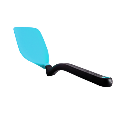 Dreamfarm Chopula 12-Inch Spatula, Non-Stick Safe, Super Flexible, Sit-Up Design, Strong Flat Edge for Easy Food Separation, Heat Resistant, Blue Cooking Spatula