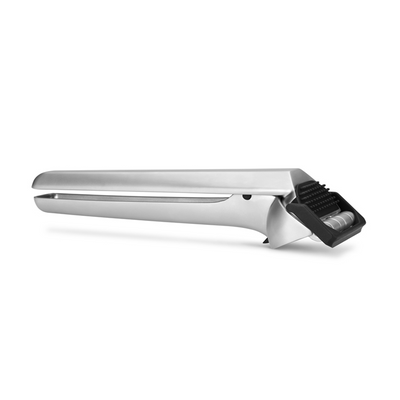 Dreamfarm Garject 2-in-1 Garlic Press, Peeler, and Mincer, Chrome-Plated Zinc, Effortlessly Crushes Garlic with Built-In Peel Ejector for No-Mess Cooking, Durable and Easy to Clean, Black